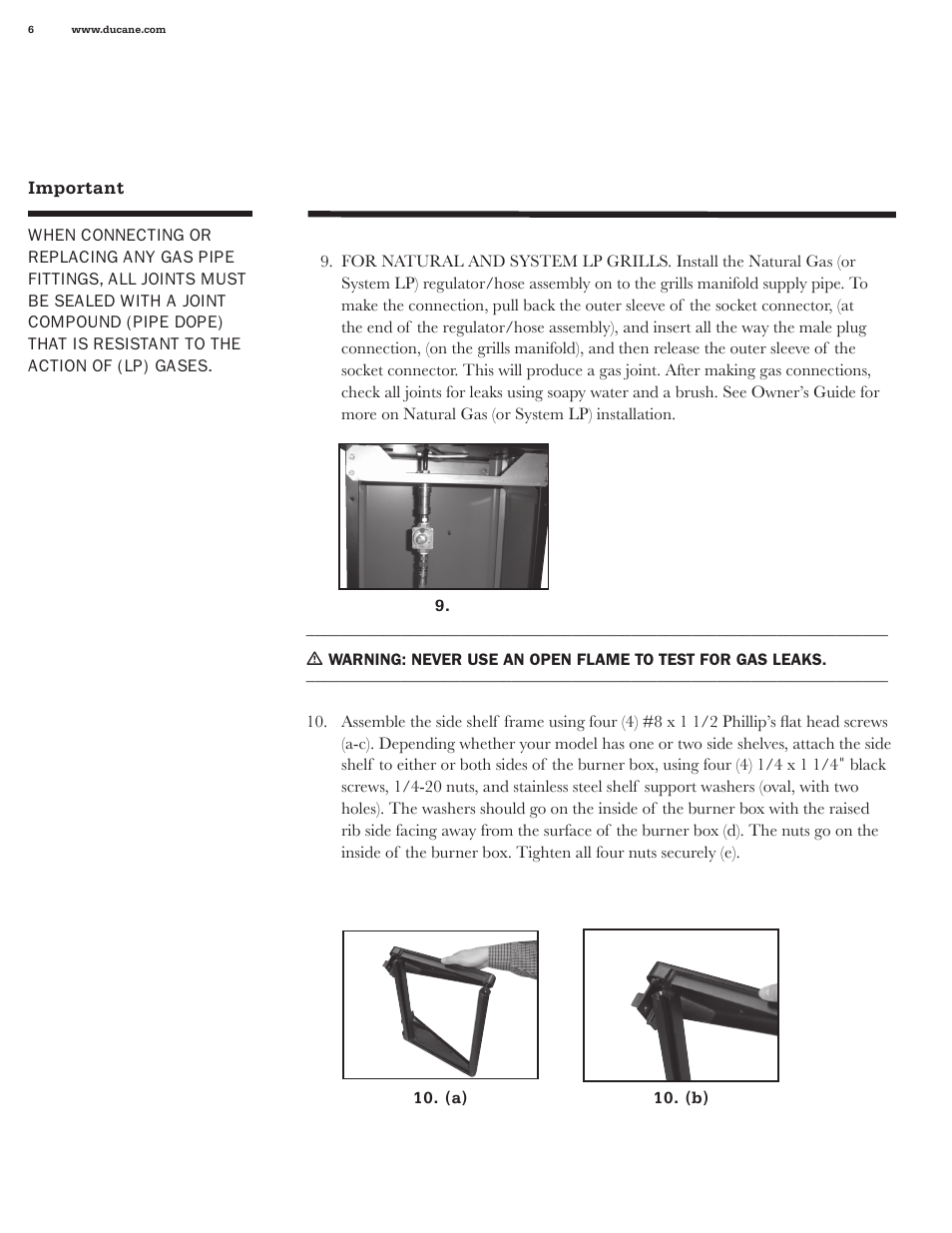 Ducane 436 INCH 2-BURNER 20211710 User Manual | Page 6 / 12