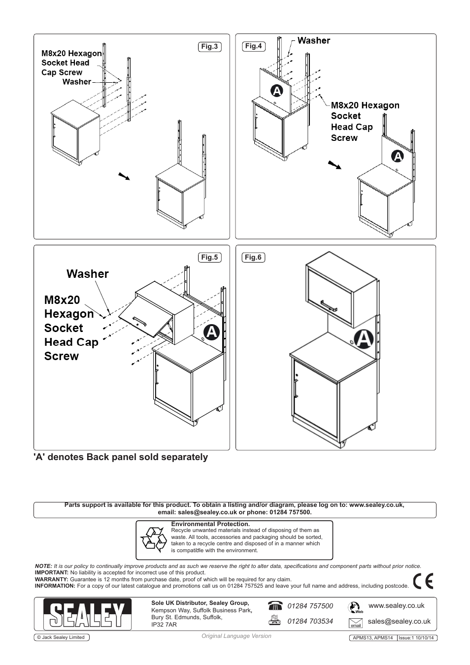 Sealey APMS13 User Manual | Page 2 / 2