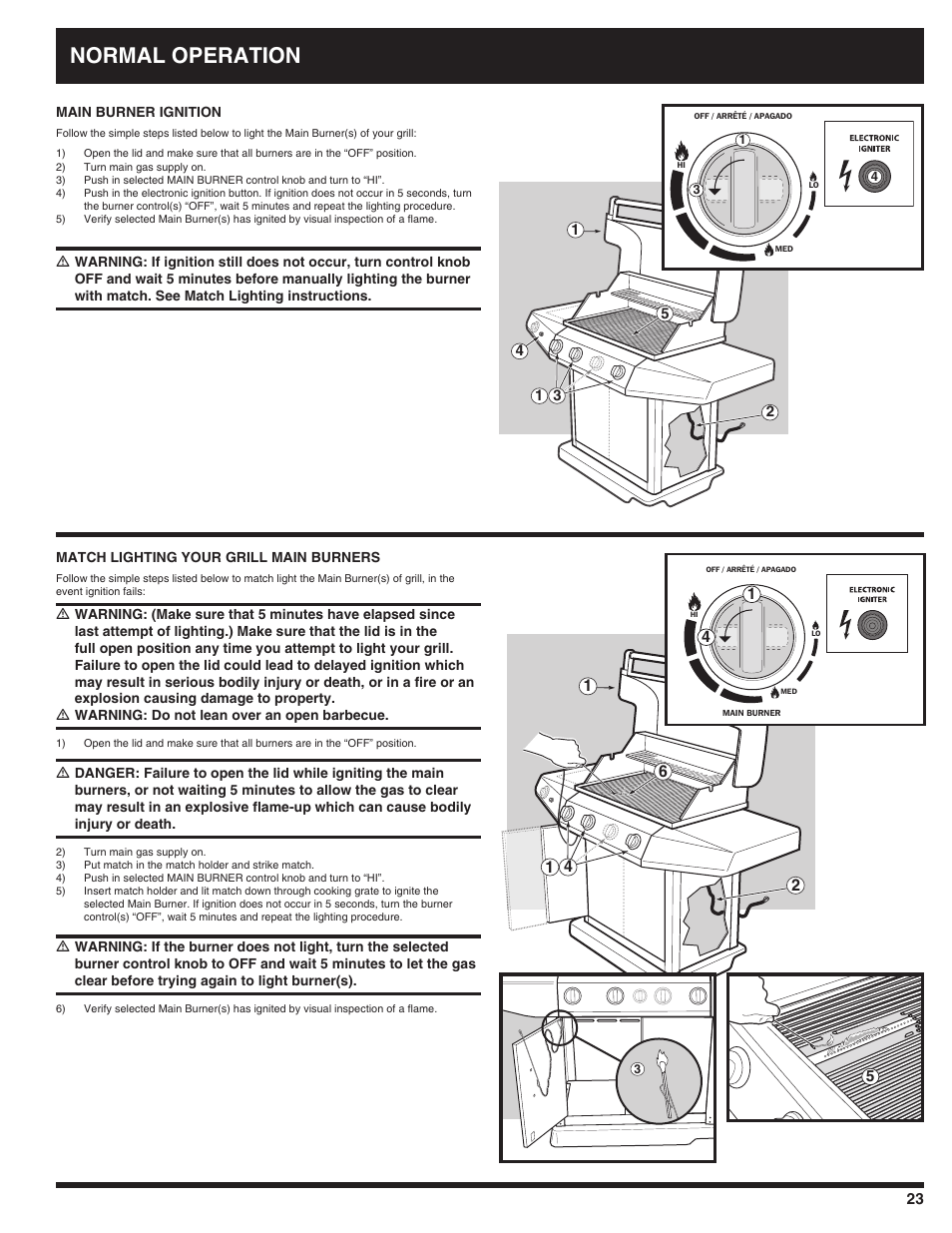 Normal operation | Ducane AFFINITY 3100 User Manual | Page 23 / 60