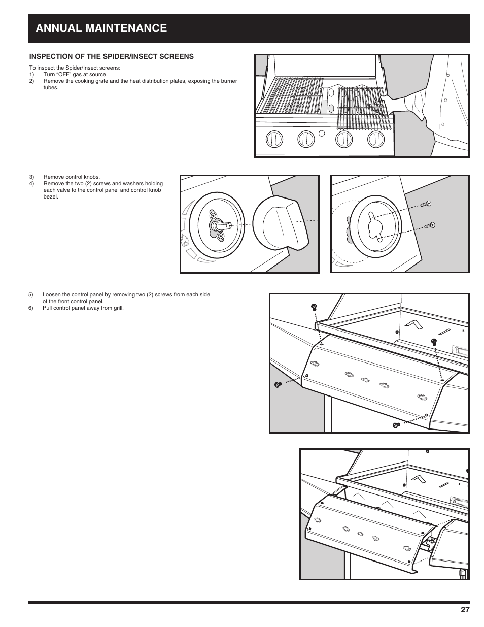 Annual maintenance | Ducane AFFINITY 3100 User Manual | Page 27 / 60