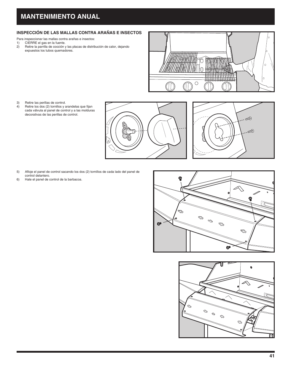 Mantenimiento anual | Ducane AFFINITY 3100 User Manual | Page 41 / 60