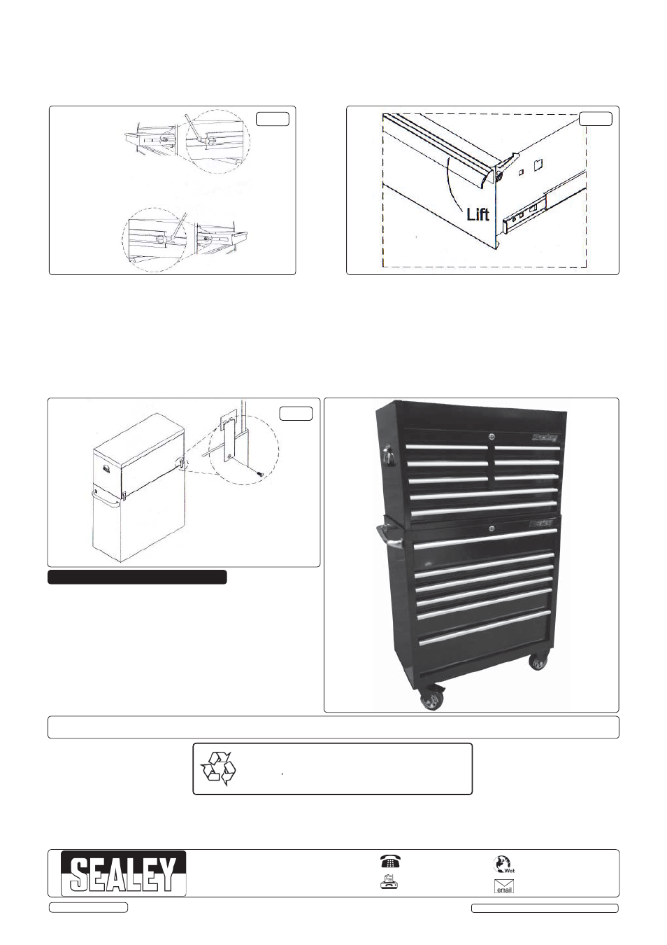 Maintenance | Sealey PTB91508 User Manual | Page 2 / 2