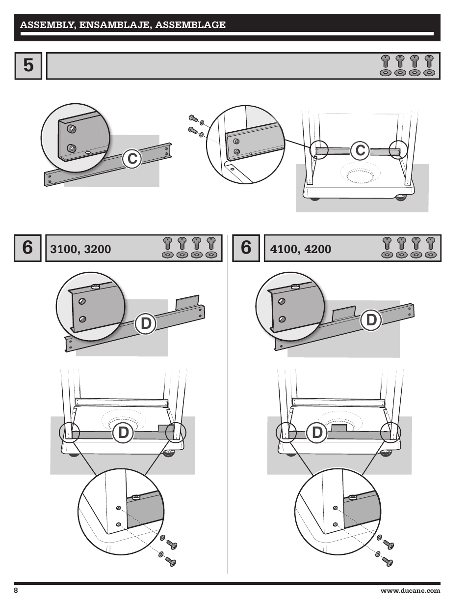 Ducane Affinity LP Gass Grill 31-3200 User Manual | Page 8 / 60