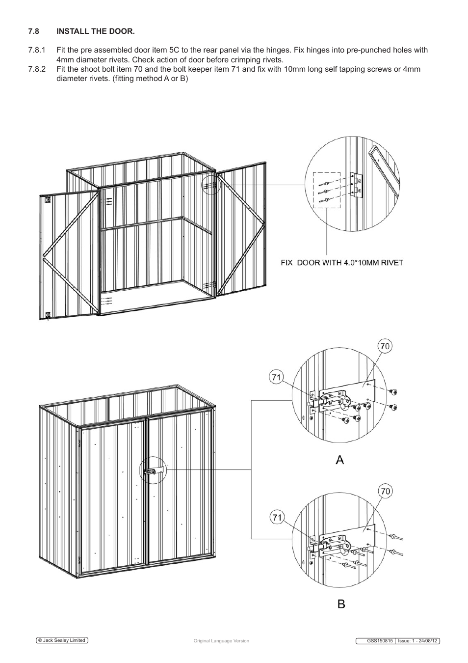 Sealey GSS150815 User Manual | Page 18 / 20