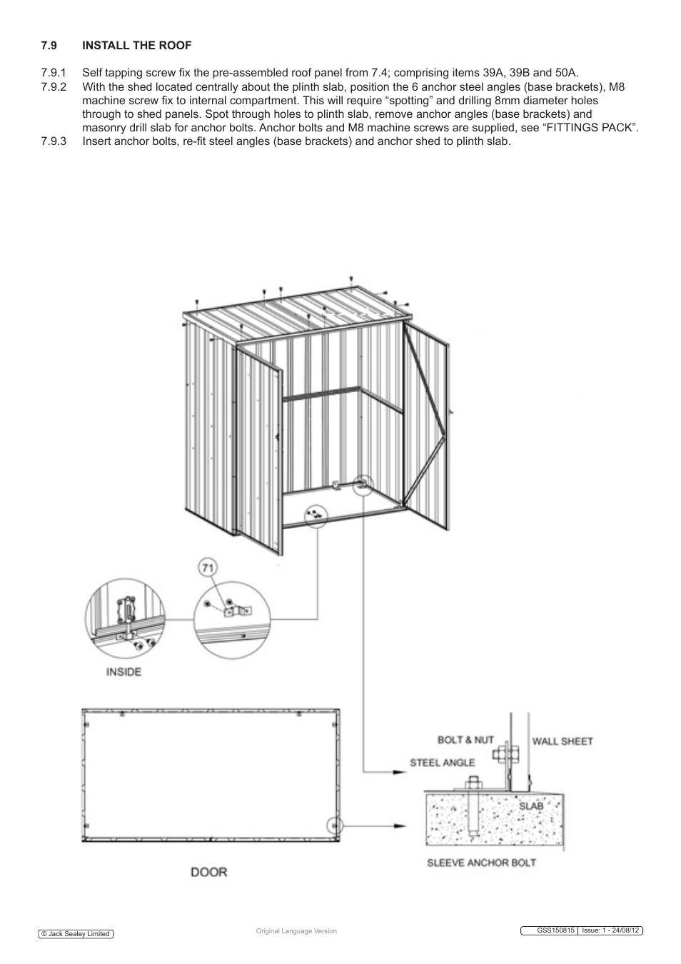 Sealey GSS150815 User Manual | Page 19 / 20