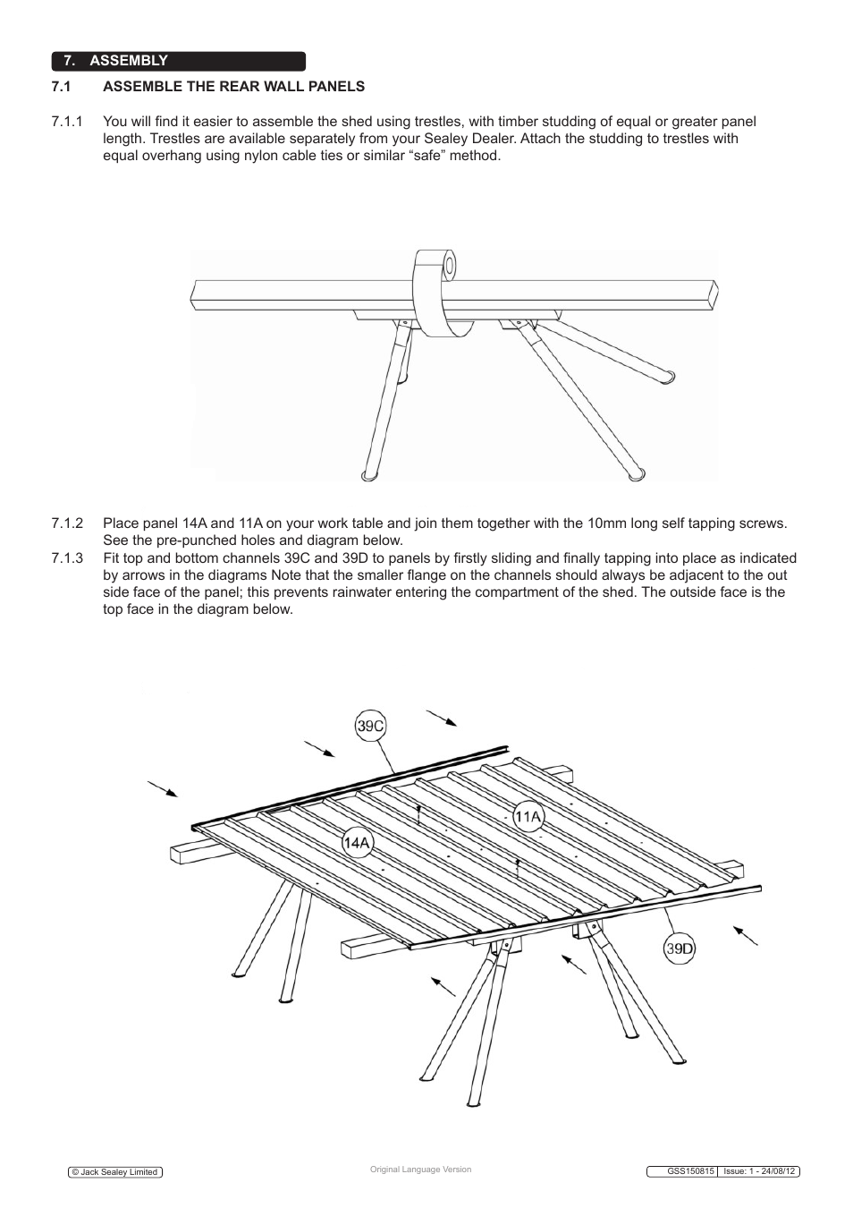 Sealey GSS150815 User Manual | Page 8 / 20