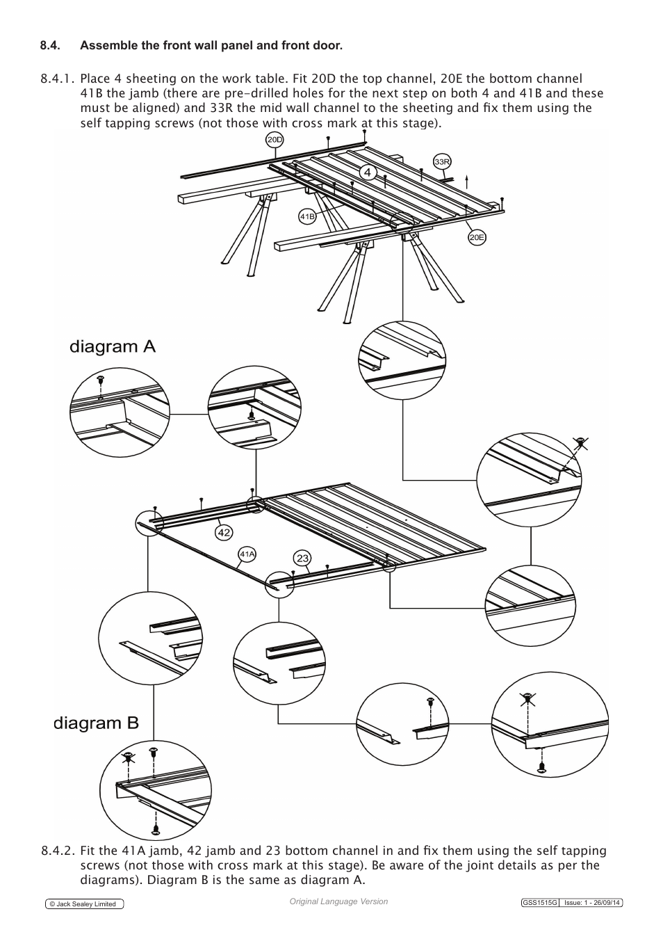 Sealey GSS1515G User Manual | Page 12 / 17