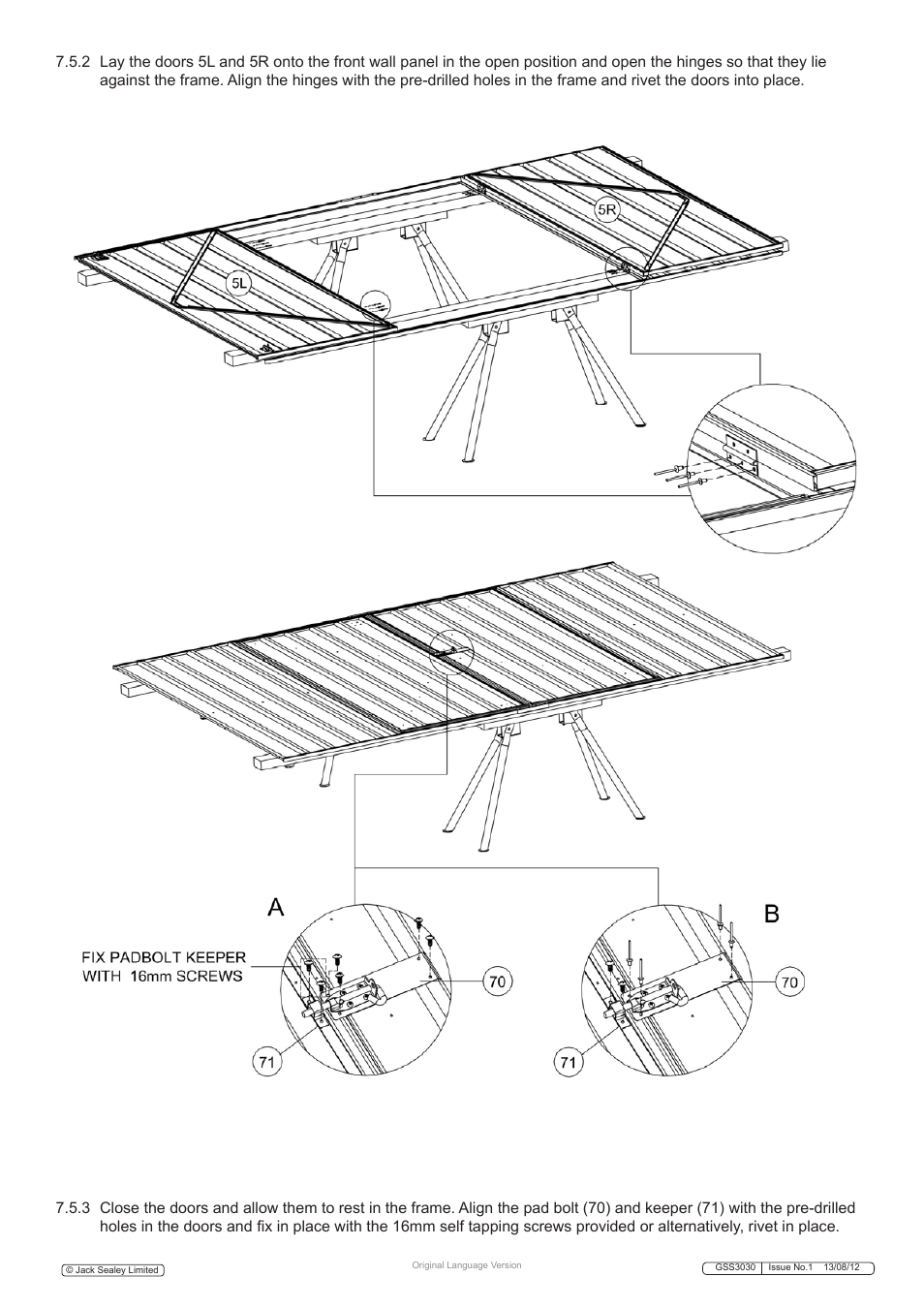 Sealey GSS3030 User Manual | Page 15 / 20