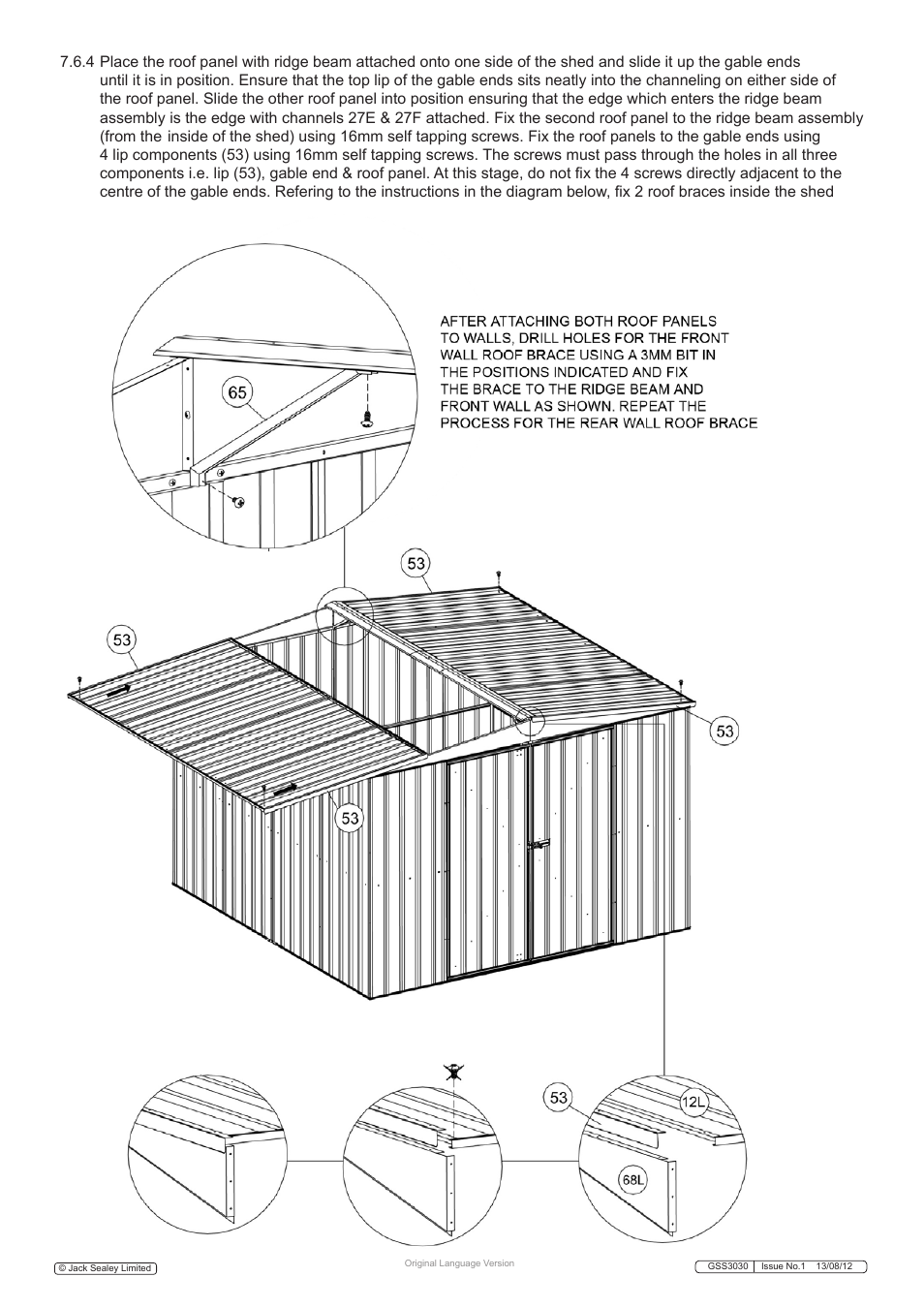 Sealey GSS3030 User Manual | Page 18 / 20