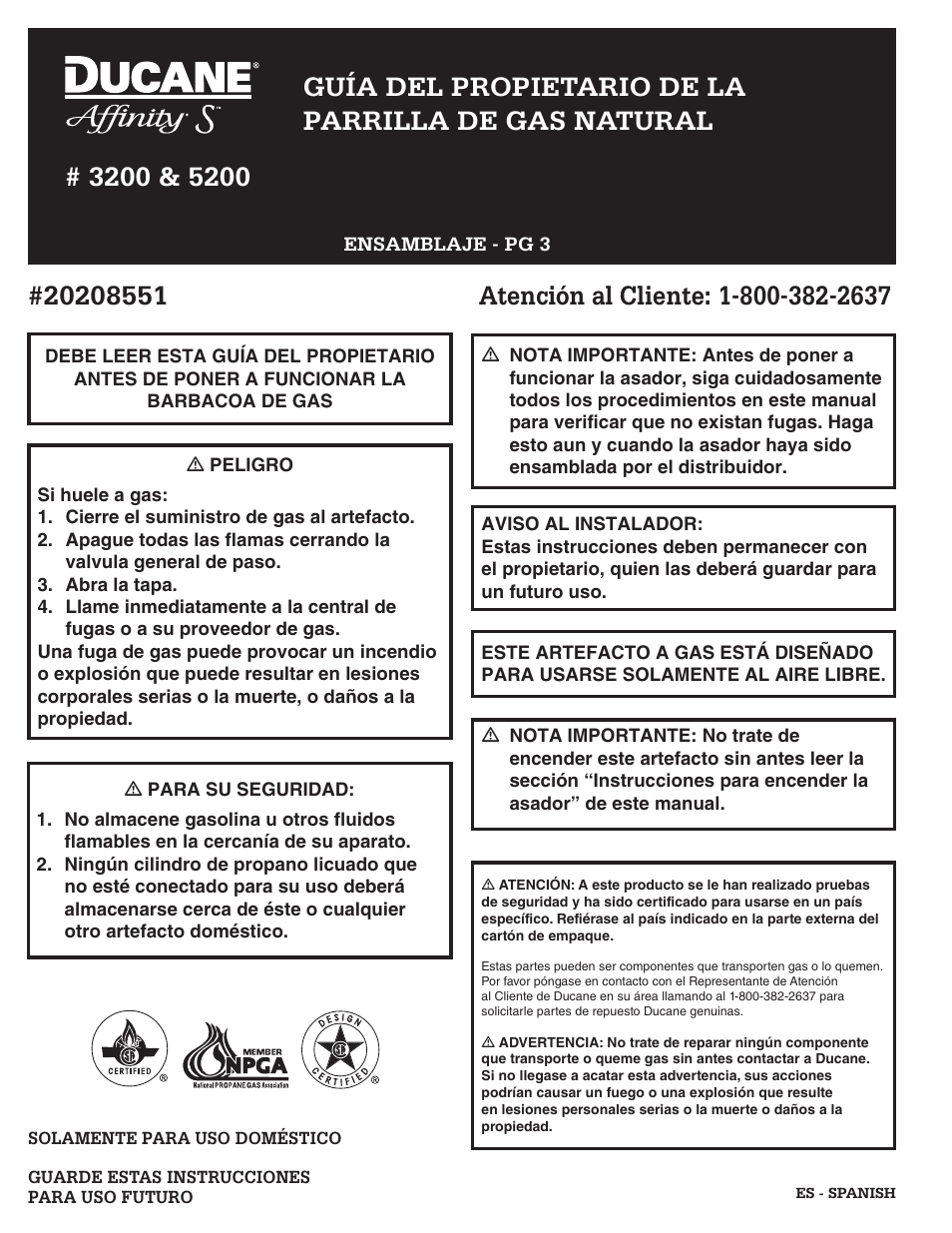 Ducane 3200 User Manual | Page 24 / 56