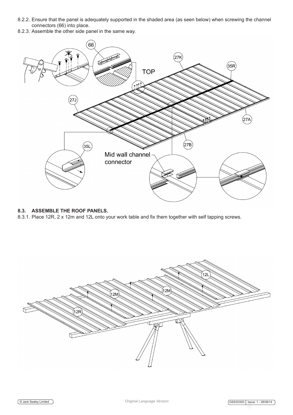 Sealey GSS3030G User Manual | Page 11 / 20