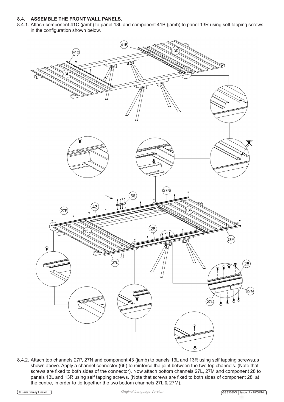 Sealey GSS3030G User Manual | Page 13 / 20