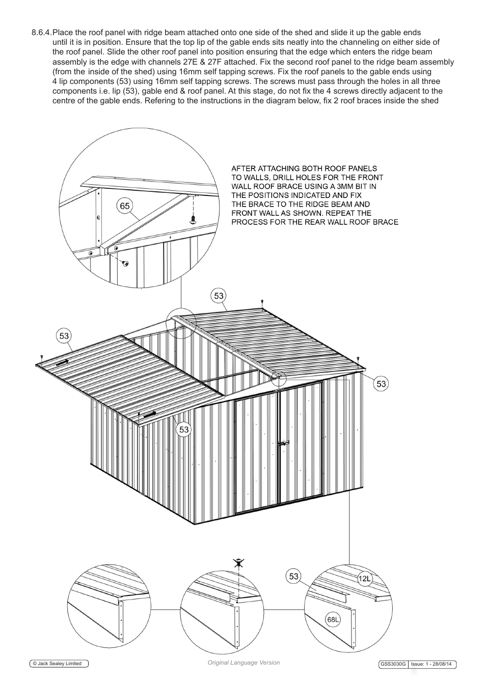 Sealey GSS3030G User Manual | Page 18 / 20