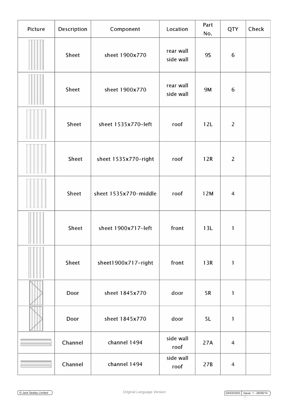 Sealey GSS3030G User Manual | Page 3 / 20