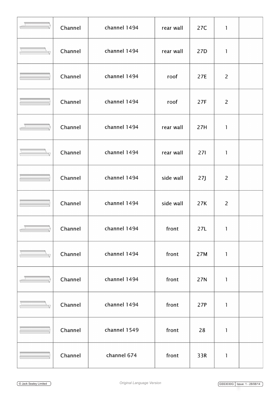 Sealey GSS3030G User Manual | Page 4 / 20