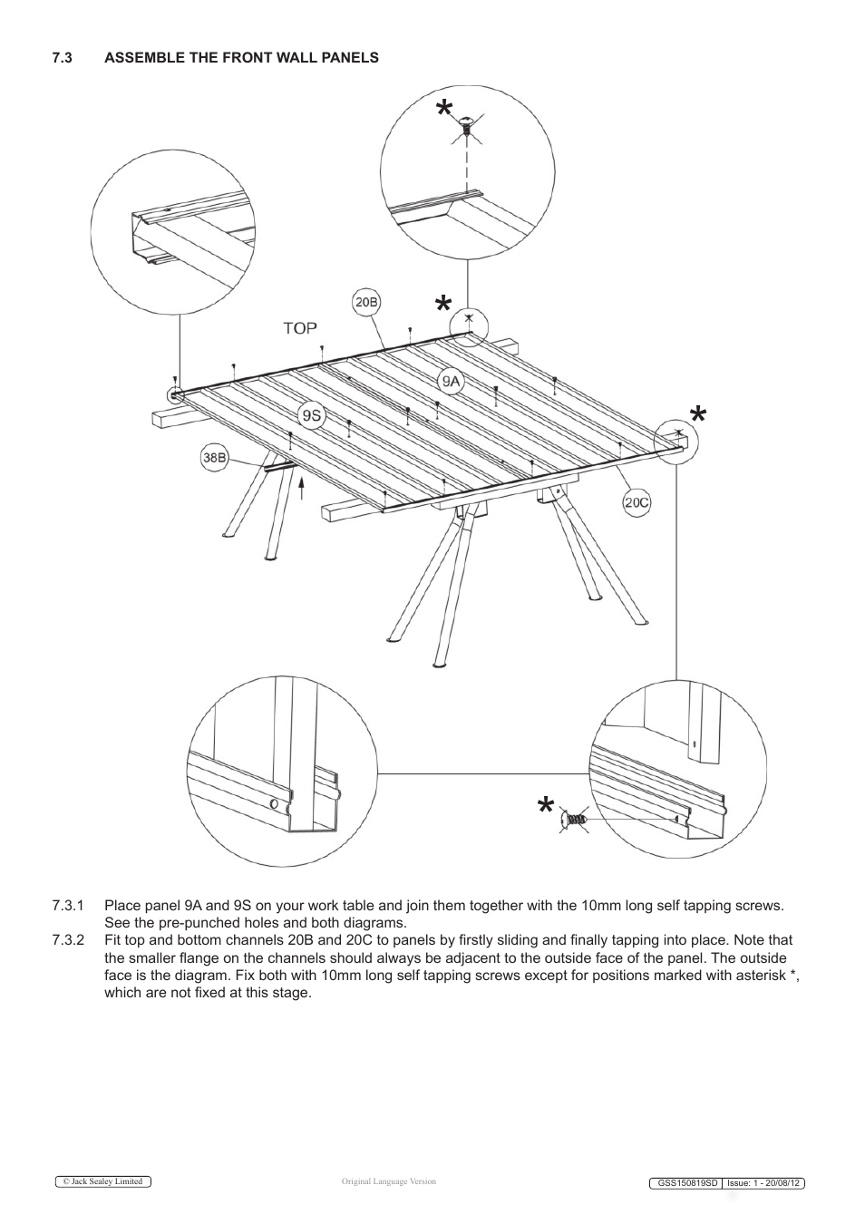 Sealey GSS150819SD User Manual | Page 11 / 20