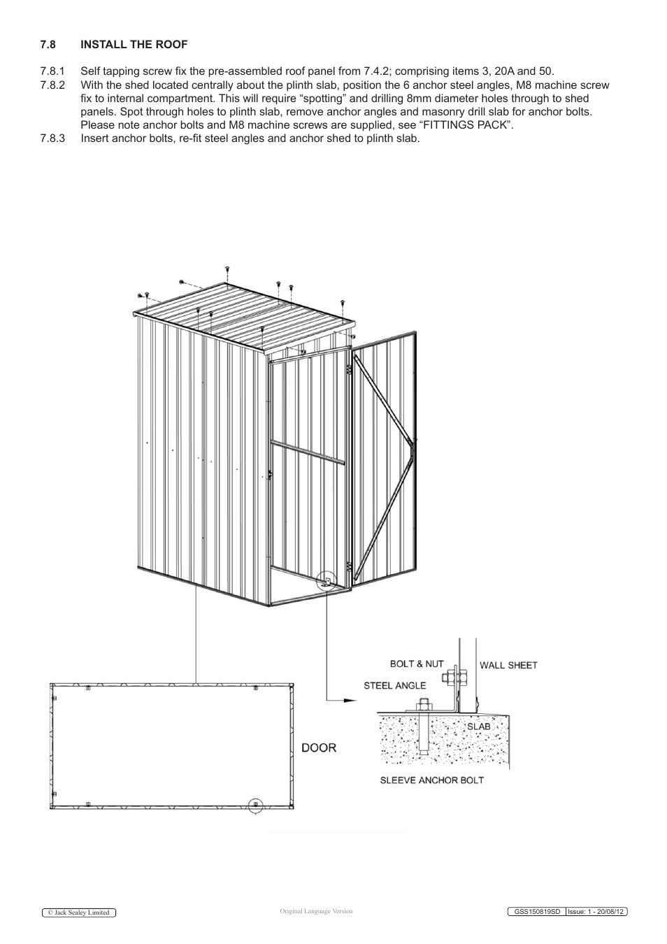 Sealey GSS150819SD User Manual | Page 19 / 20