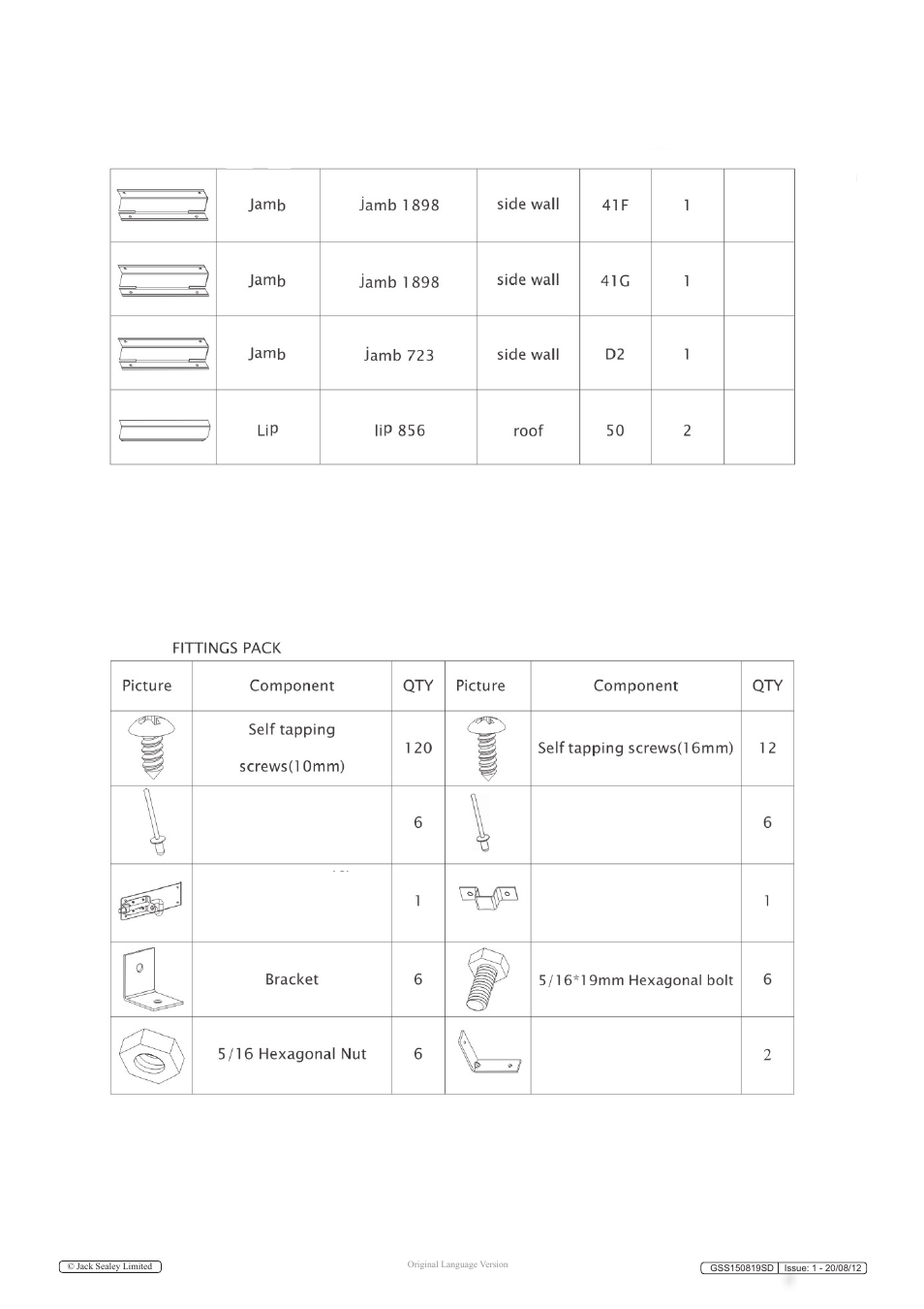 Sealey GSS150819SD User Manual | Page 4 / 20