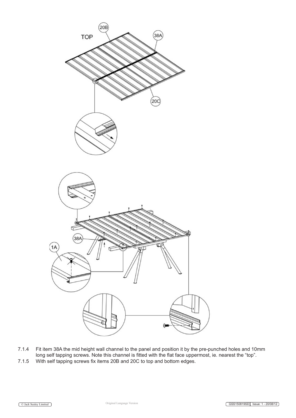 Sealey GSS150819SD User Manual | Page 9 / 20