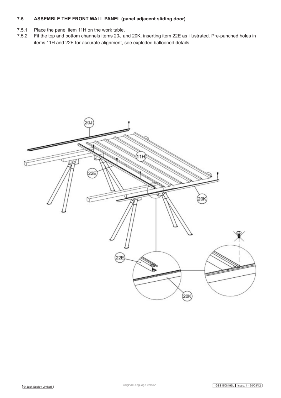 Sealey GSS150819SL User Manual | Page 13 / 18