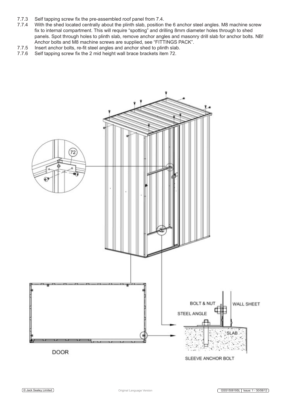 Sealey GSS150819SL User Manual | Page 17 / 18