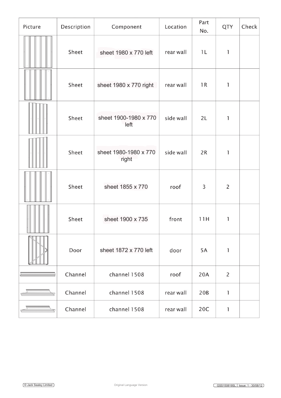 Sealey GSS150819SL User Manual | Page 3 / 18