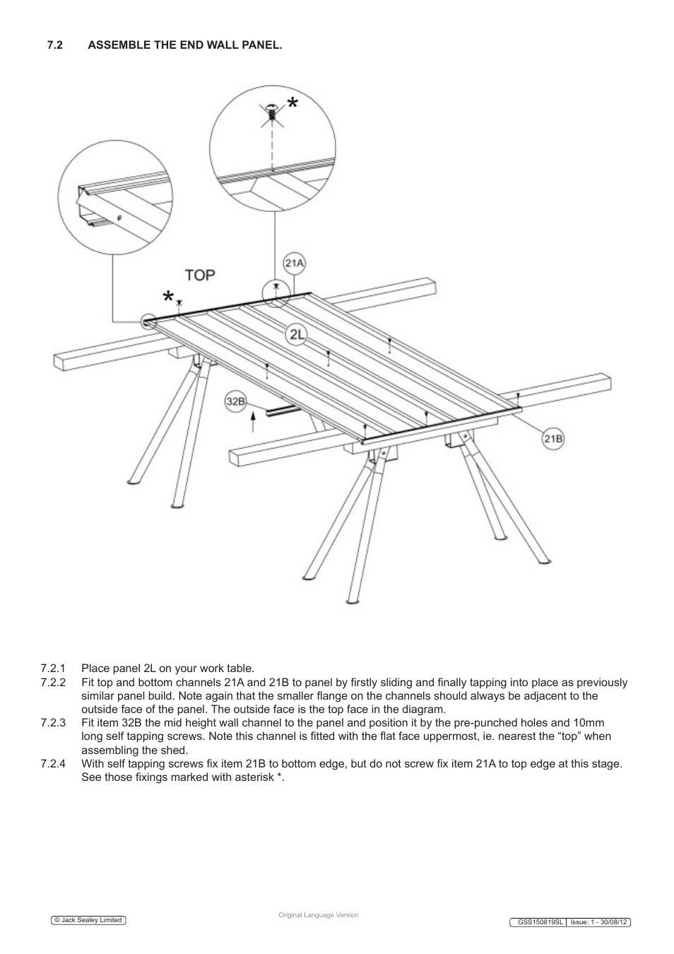 Sealey GSS150819SL User Manual | Page 9 / 18