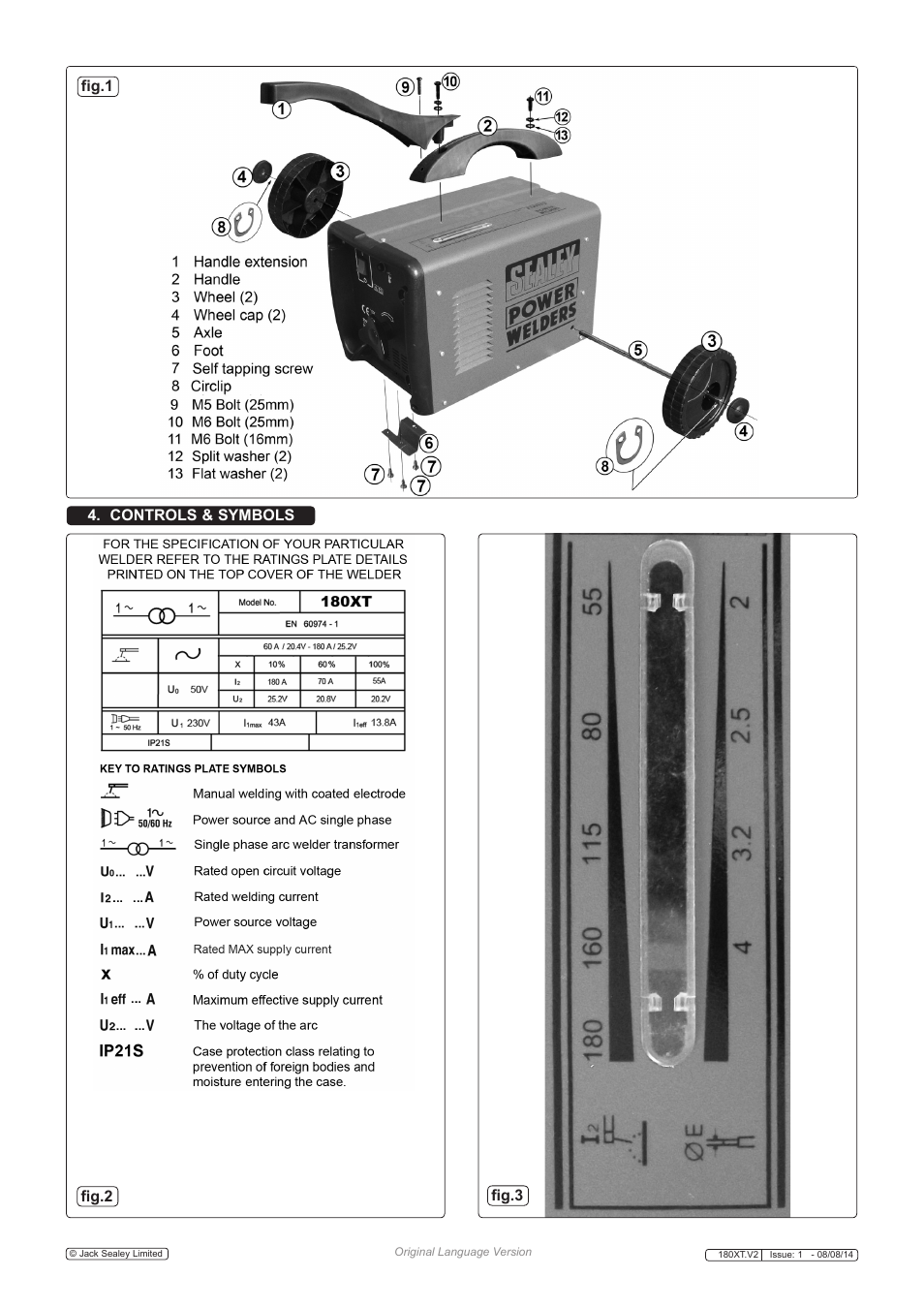 Sealey 180XT User Manual | Page 4 / 8