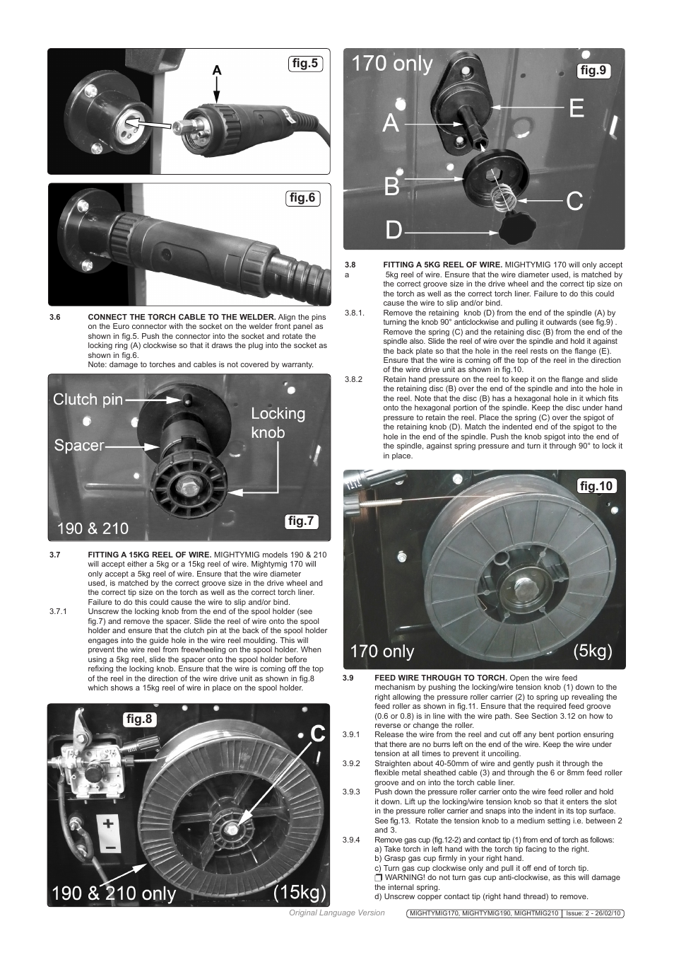 Sealey MIGHTYMIG170 User Manual | Page 4 / 8