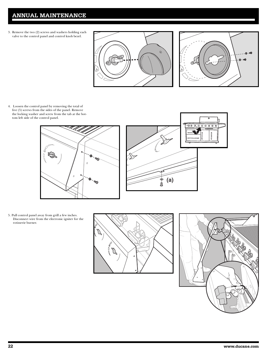 Annual maintenance | Ducane 2020805 User Manual | Page 22 / 68