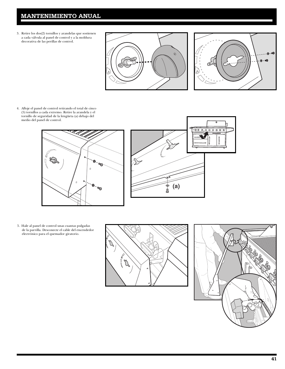 Mantenimiento anual | Ducane 2020805 User Manual | Page 41 / 68