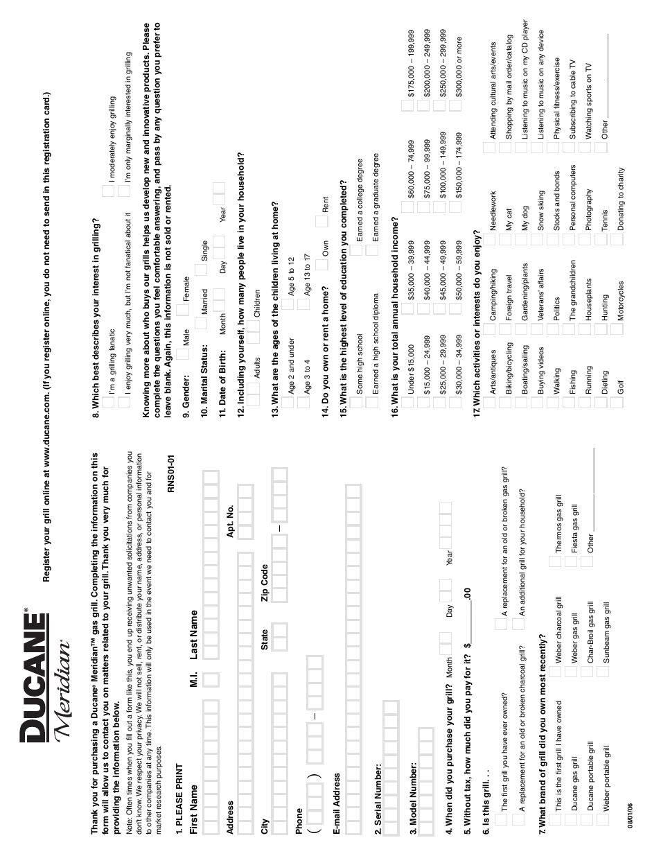Ducane 2020805 User Manual | Page 67 / 68