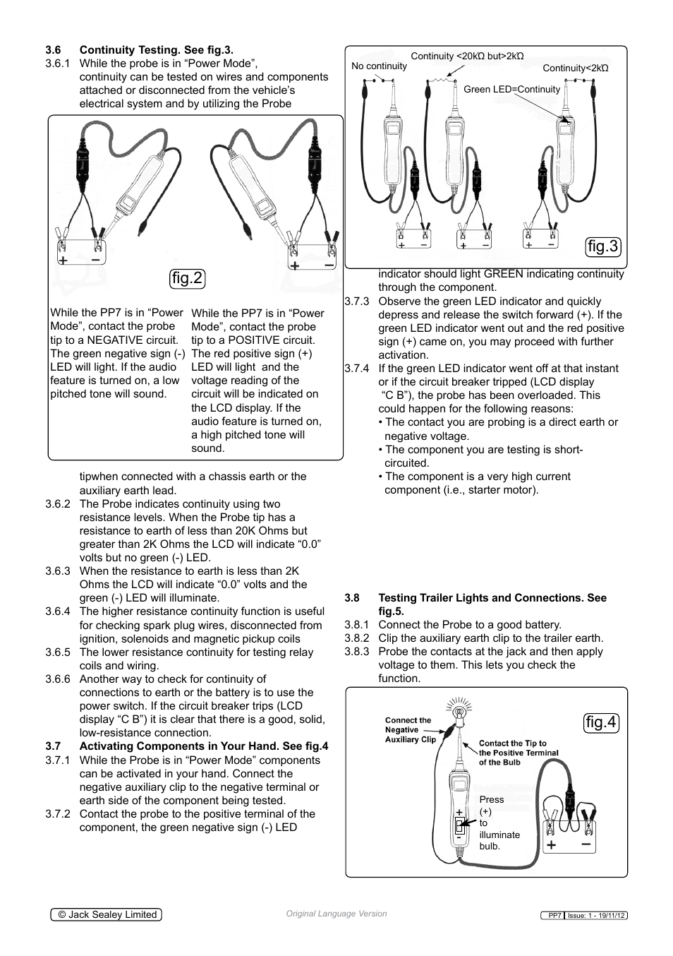 Fig.2 fig.3 fig.4 | Sealey PP7 User Manual | Page 4 / 6