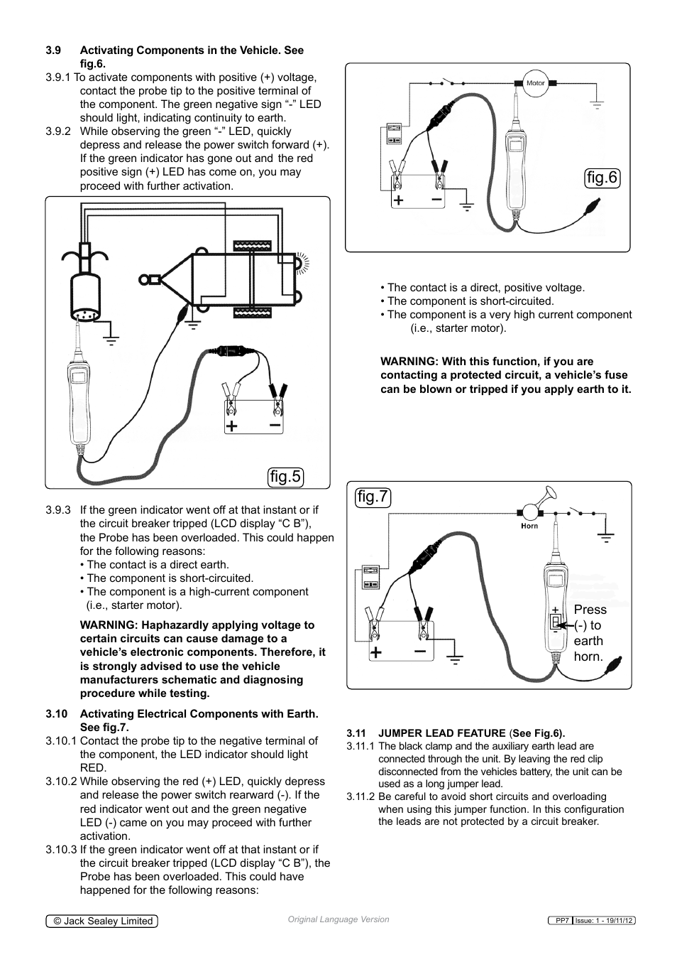 Fig.5 fig.6 fig.7 | Sealey PP7 User Manual | Page 5 / 6