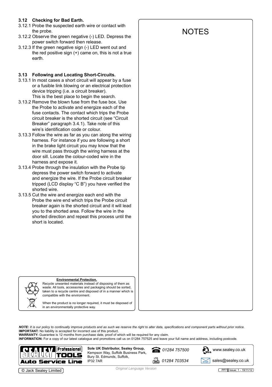 Sealey PP7 User Manual | Page 6 / 6