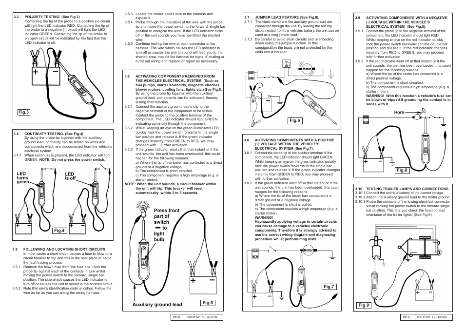 Sealey PPLK User Manual | Page 2 / 2