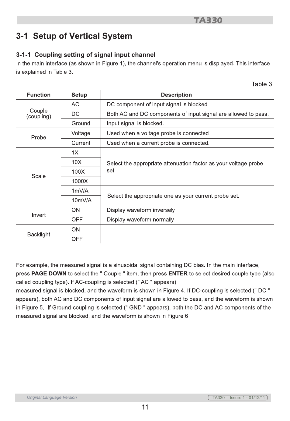 Sealey TA330 User Manual | Page 11 / 38