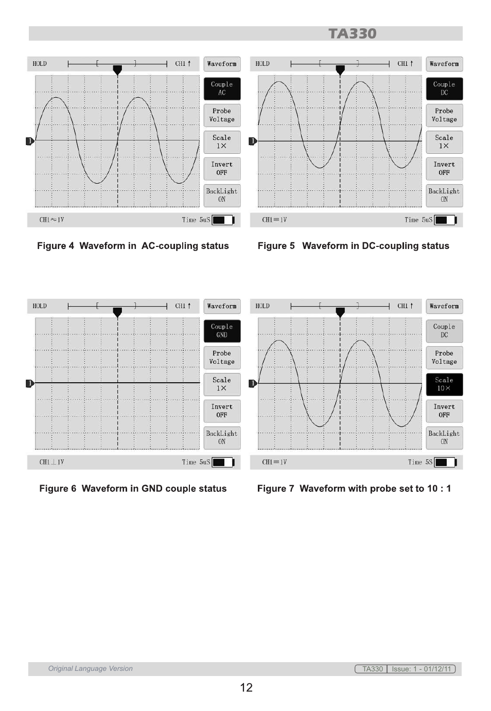 Sealey TA330 User Manual | Page 12 / 38