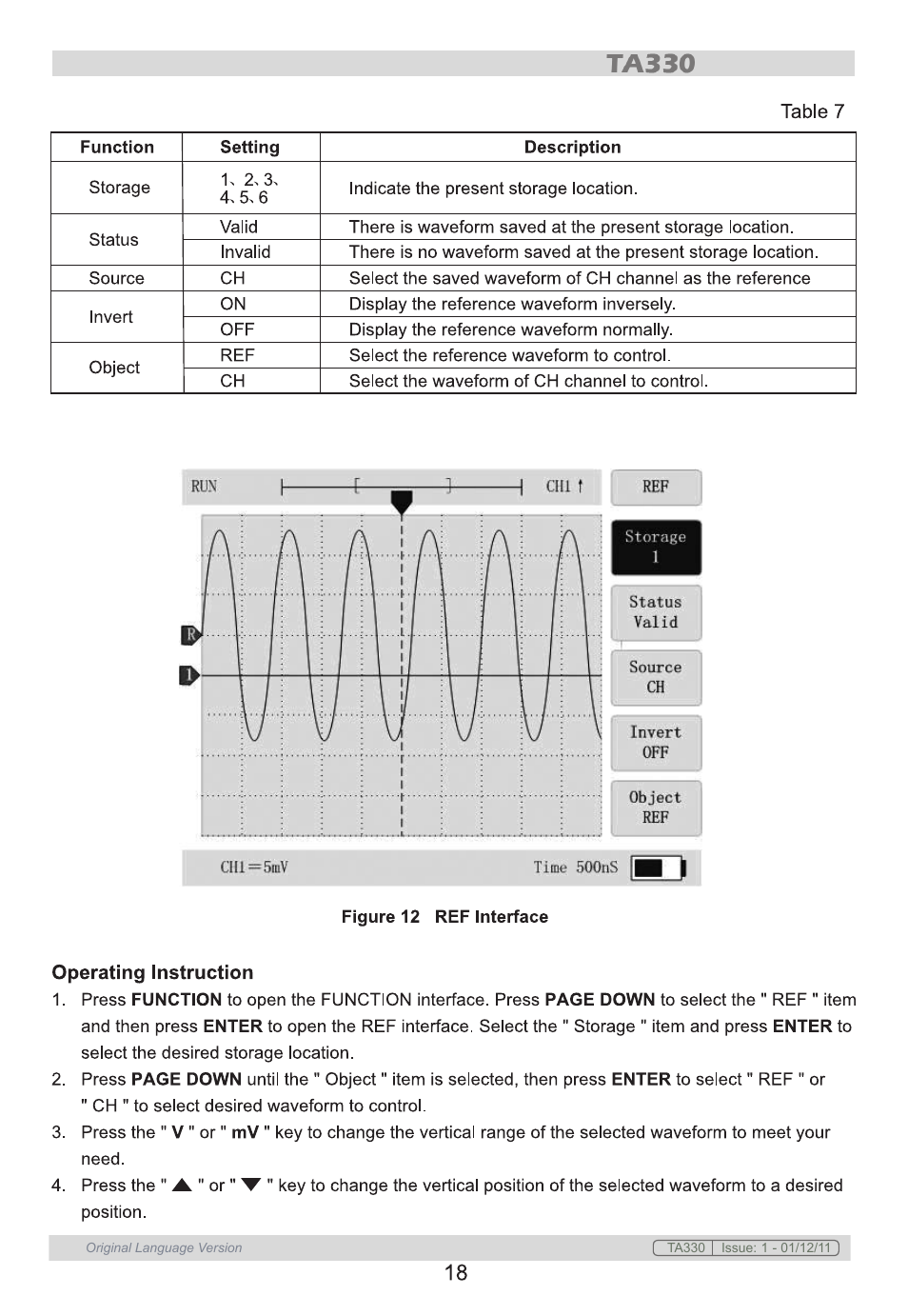 Sealey TA330 User Manual | Page 18 / 38