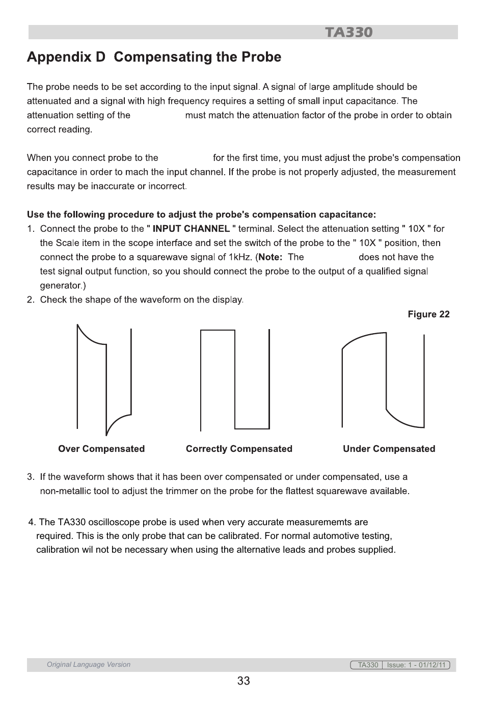 Sealey TA330 User Manual | Page 33 / 38