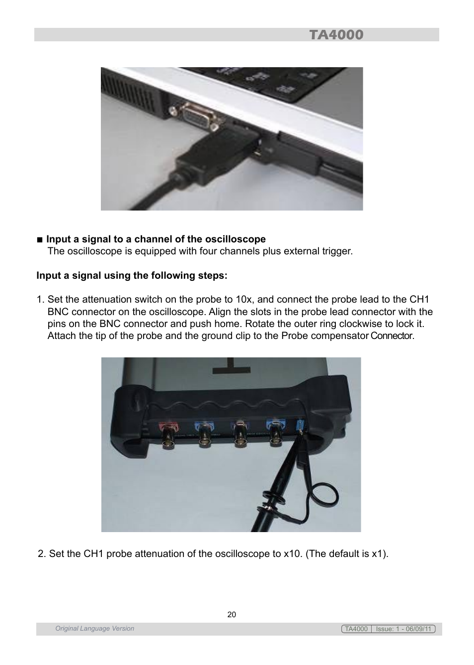 Sealey TA4000 User Manual | Page 20 / 102