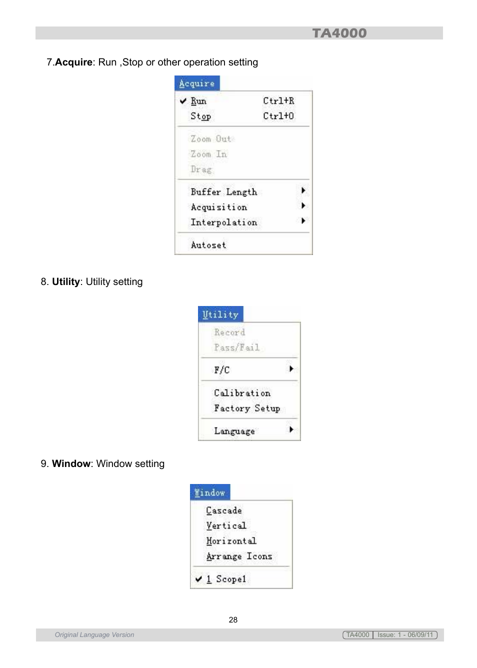 Sealey TA4000 User Manual | Page 28 / 102