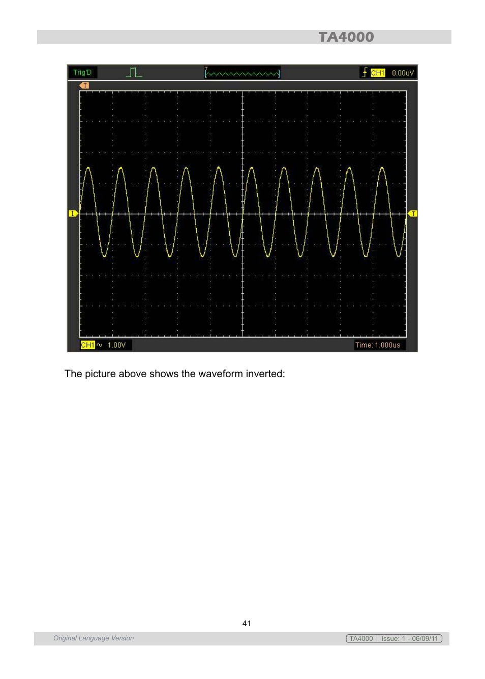 Sealey TA4000 User Manual | Page 41 / 102