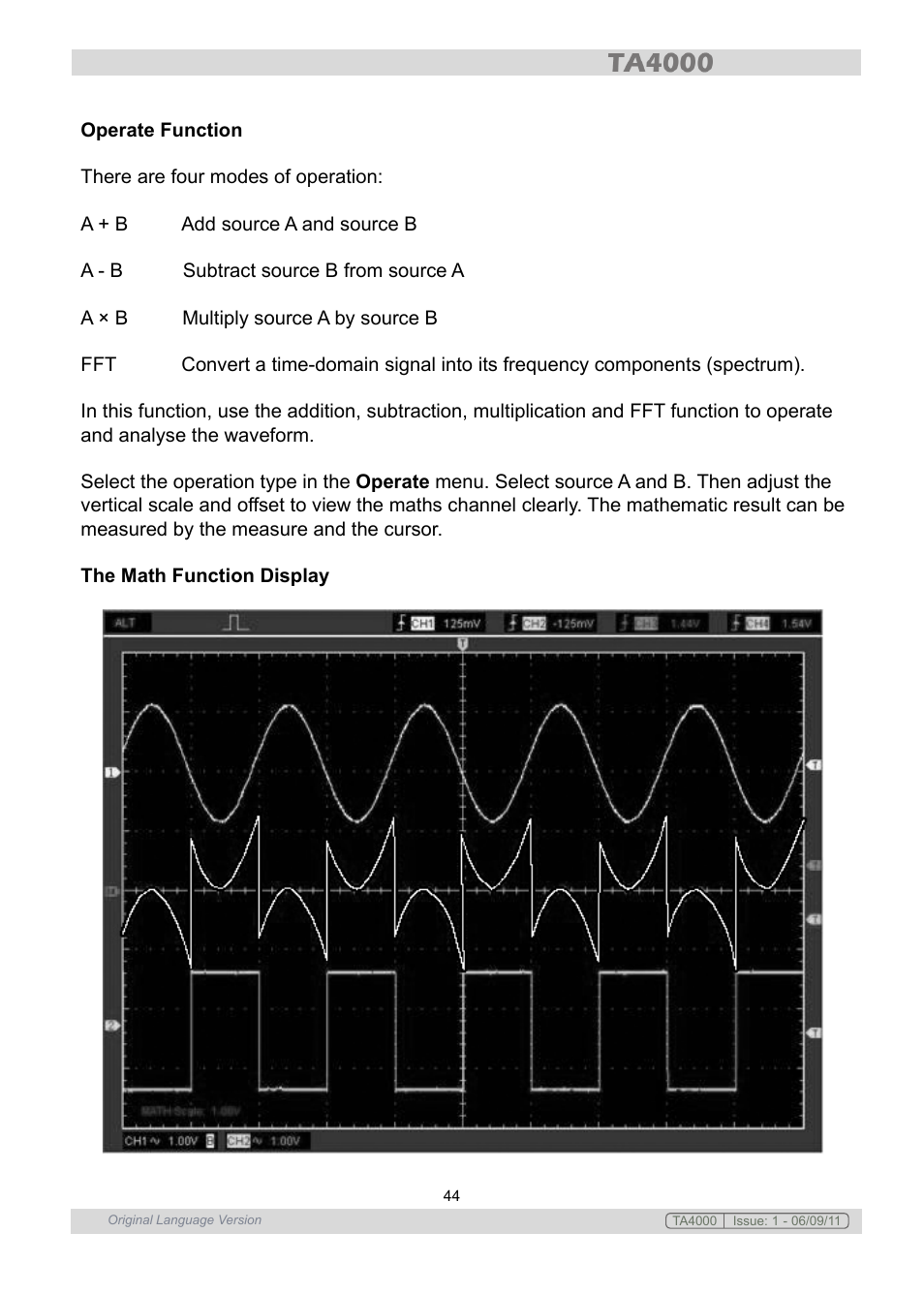 Sealey TA4000 User Manual | Page 44 / 102