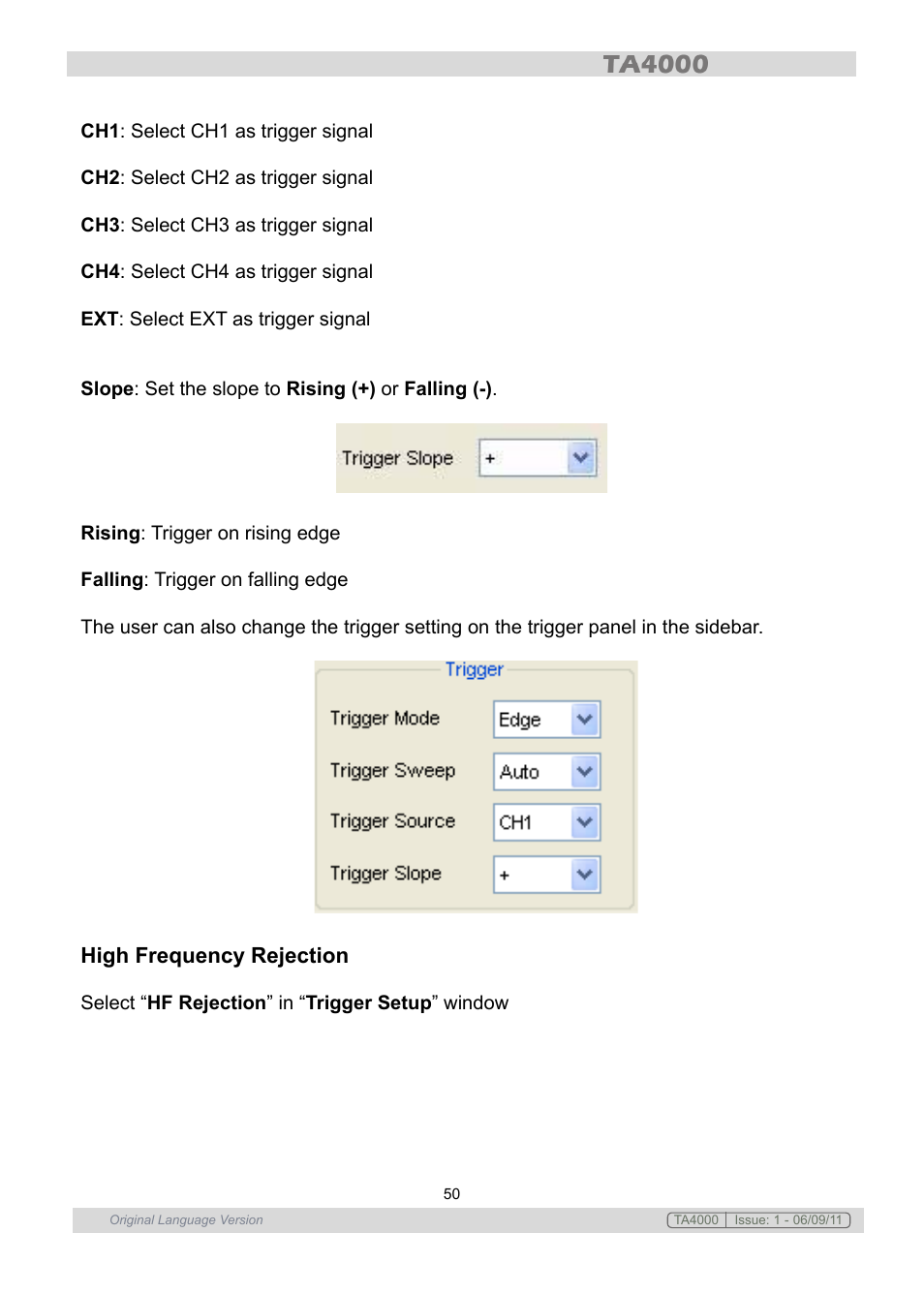 Sealey TA4000 User Manual | Page 50 / 102