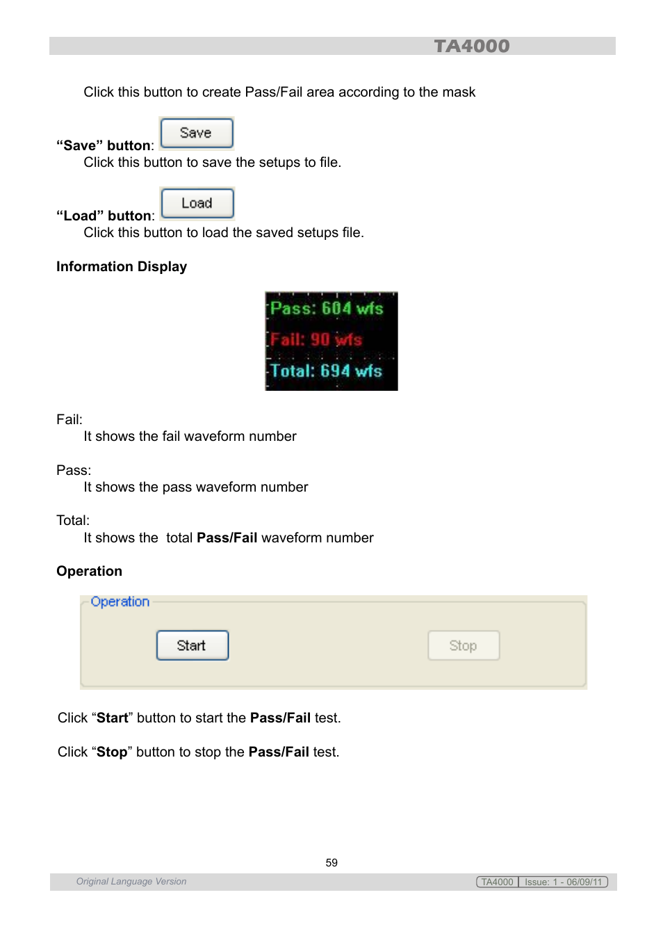 Sealey TA4000 User Manual | Page 59 / 102