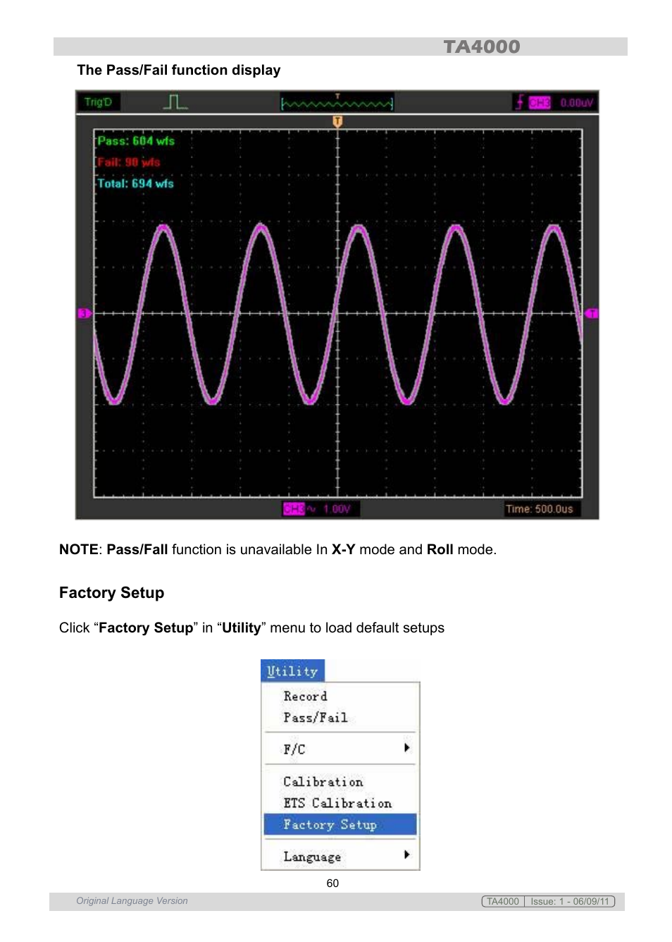 Sealey TA4000 User Manual | Page 60 / 102