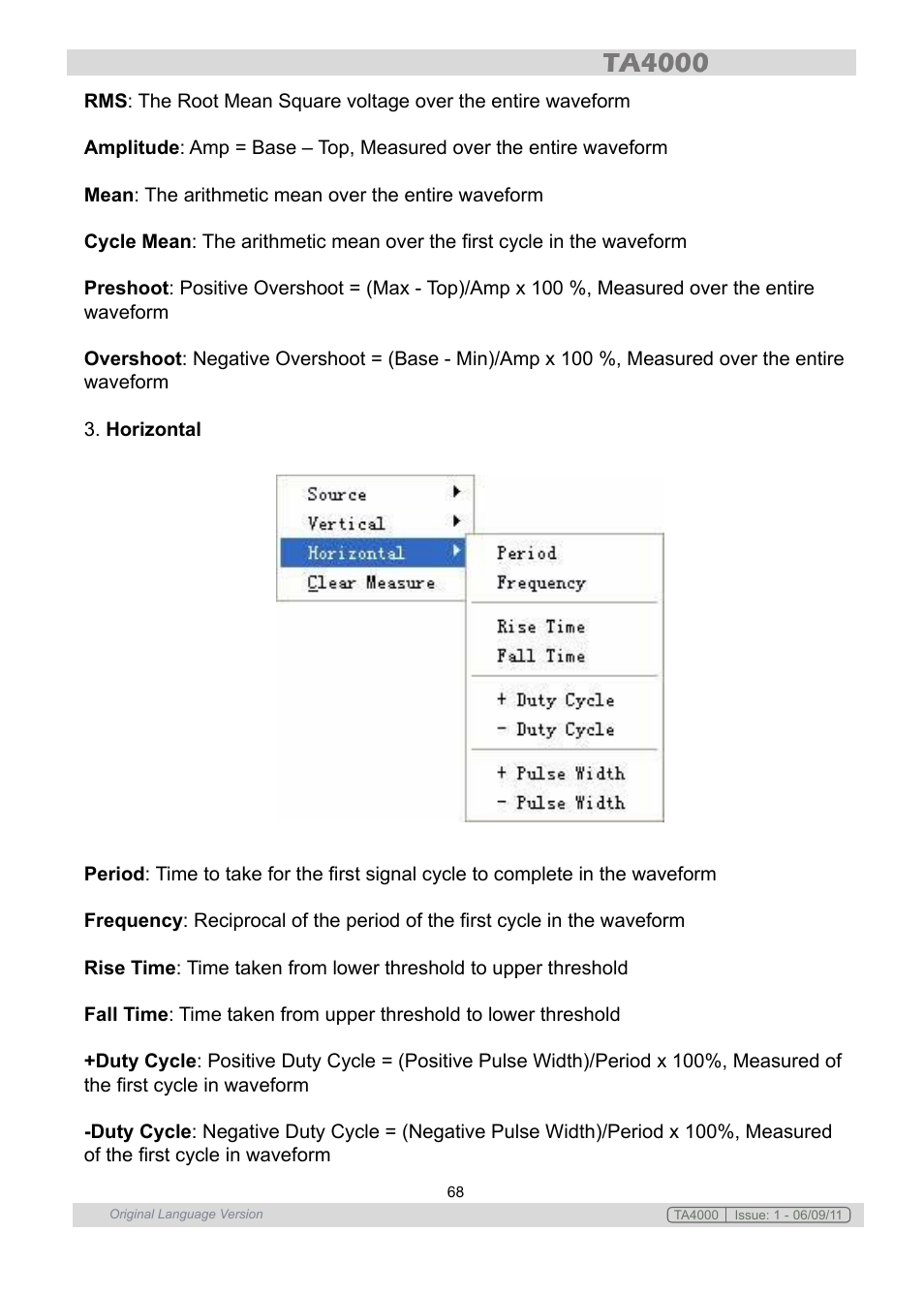 Sealey TA4000 User Manual | Page 68 / 102