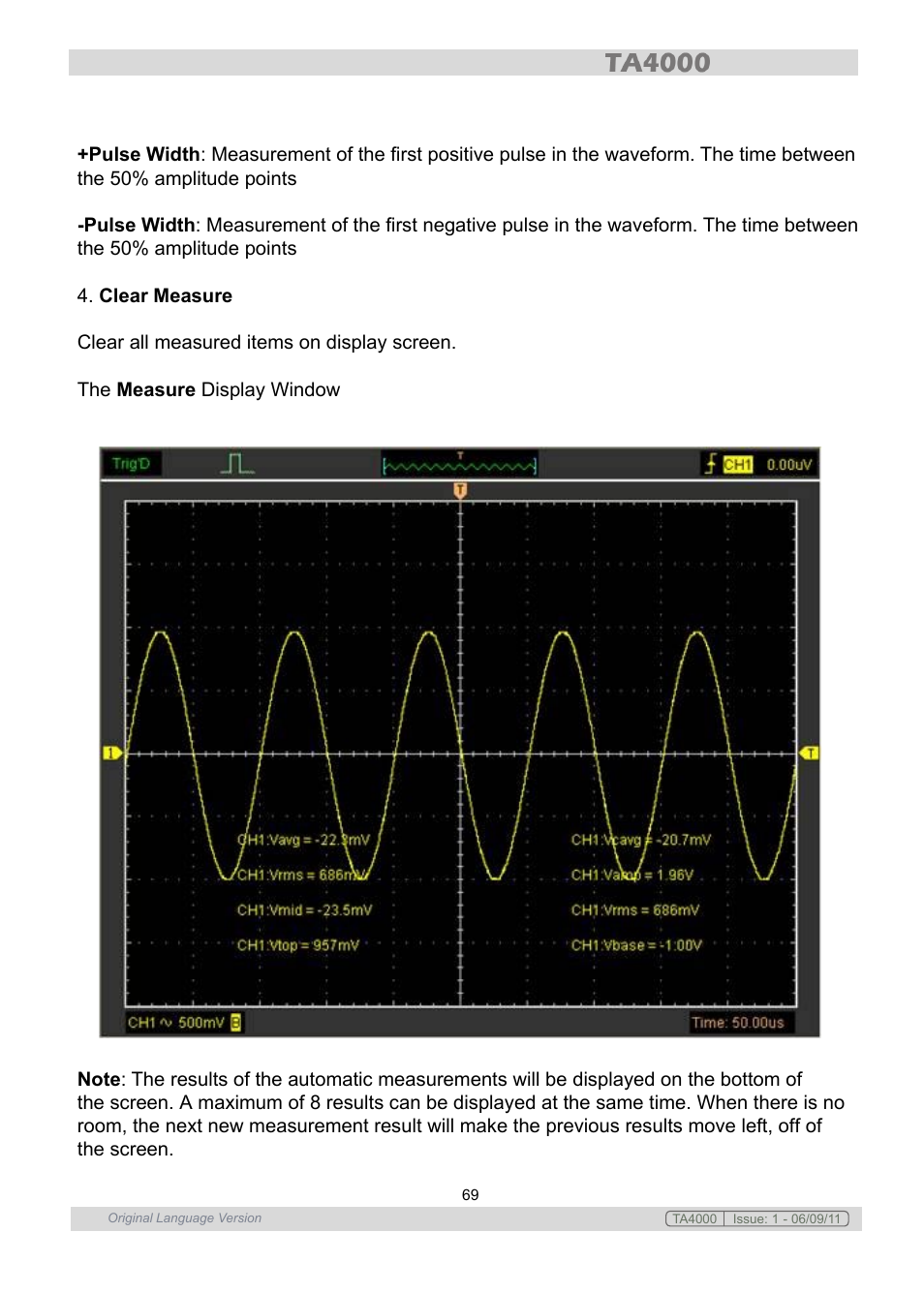 Sealey TA4000 User Manual | Page 69 / 102