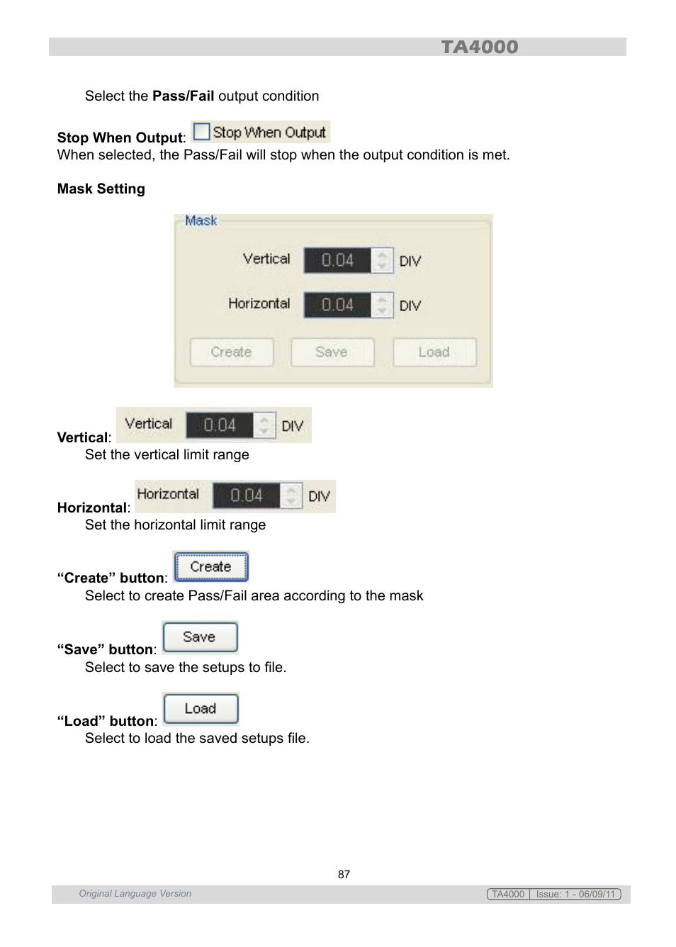 Sealey TA4000 User Manual | Page 87 / 102